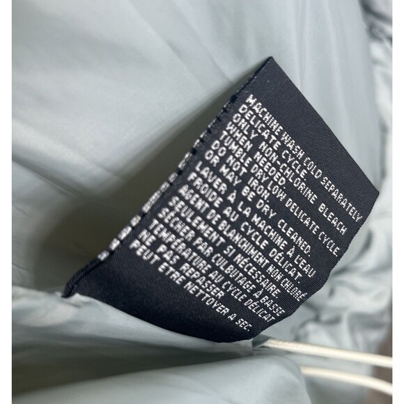 Artic Expedition Women's Berber Coat Hidden Hood Ivory Blue-Grn Size Medium NEW - Picture 12 of 16